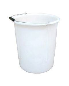 Plastic Plasterers Mixing Bucket White 25L