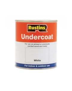 Rustins Undercoat Paint White 250ml