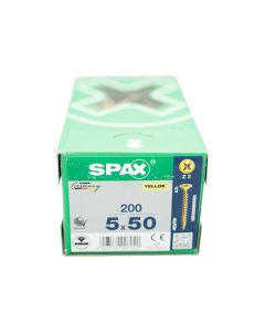 Spax Screws Flat Pozi Countersunk CSK 5x50mm