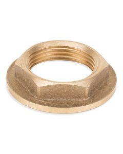 Brass Fitting Flanged Backnut 1/2in