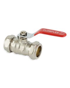 Lever Ball Valve Red 22mm