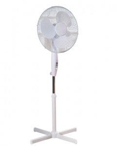 Pedestal Standing Fan 16in White