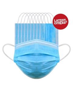 Disposable face mask - Pack of 10 - 5 packs per customer