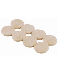 Select Heavy Duty Felt Pads Round 25mm Pack of 16