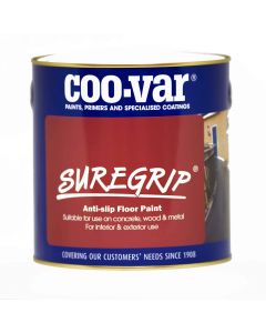 Coo Var Suregrip Anti-Slip Floor Paint Black 2.5L