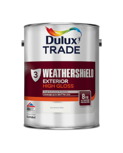 Dulux Trade Weathershield Exterior High Gloss Black 5L