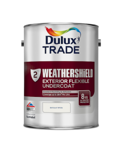 Dulux Trade Weathershield Exterior Undercoat Pure Brilliant White 5L