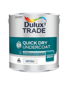Dulux Trade Quick Dry Undercoat Paint White 2.5L