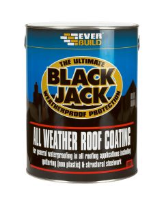 Everbuild Black Jack Bitumen All Weather Roof Coating 5L