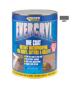 Everbuild Evercryl One Coat Roof Repair Grey 5kg