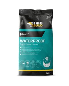 Everbuild Jetcem Waterproofing Rapid Setting Cement 3kg