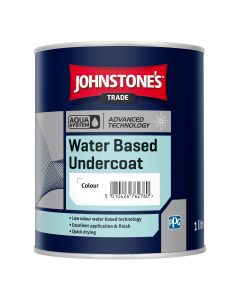 Johnstones Aqua Water Based Undercoat Paint Brilliant White 1L