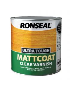 Ronseal Ultra Tough Clear Varnish Matt Coat 2.5L