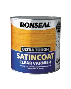 Ronseal Ultra Tough Clear Varnish Satin Coat 2.5L