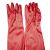 Gauntlet Type Gloves PVC Long Heavy Duty Red 70cm Size 10