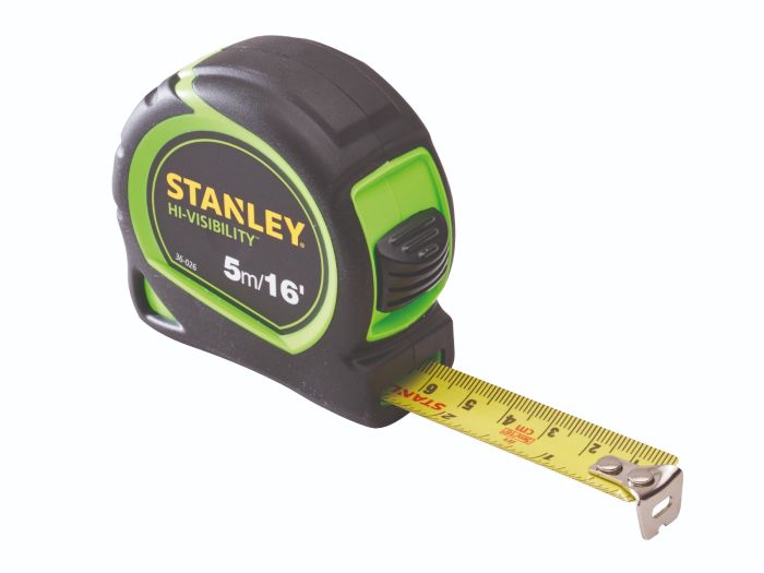  STANLEY Hi Viz Tylon Pocket Measure Tape 5m