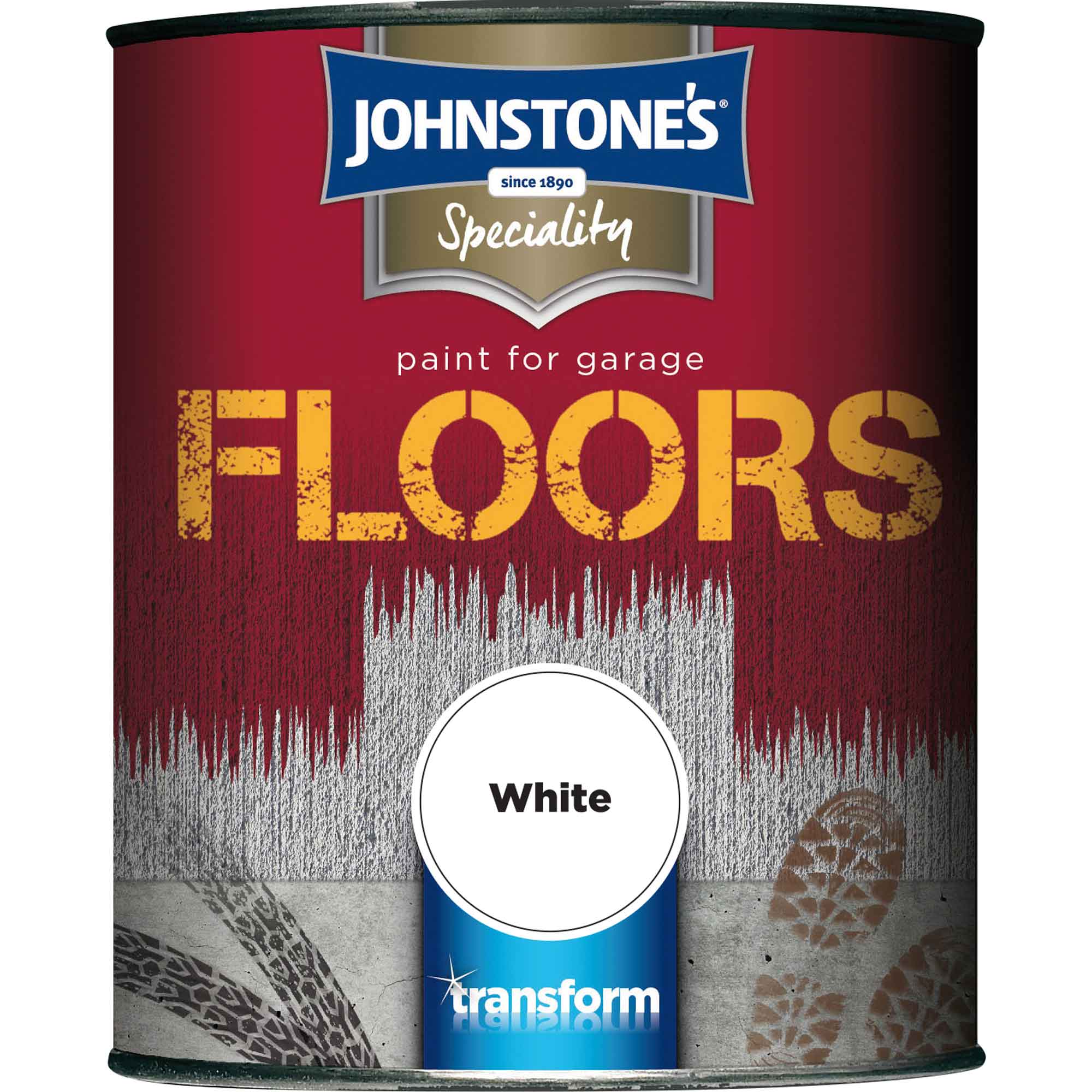 Johnstones Speciality Garage Floor Paint White 750ml