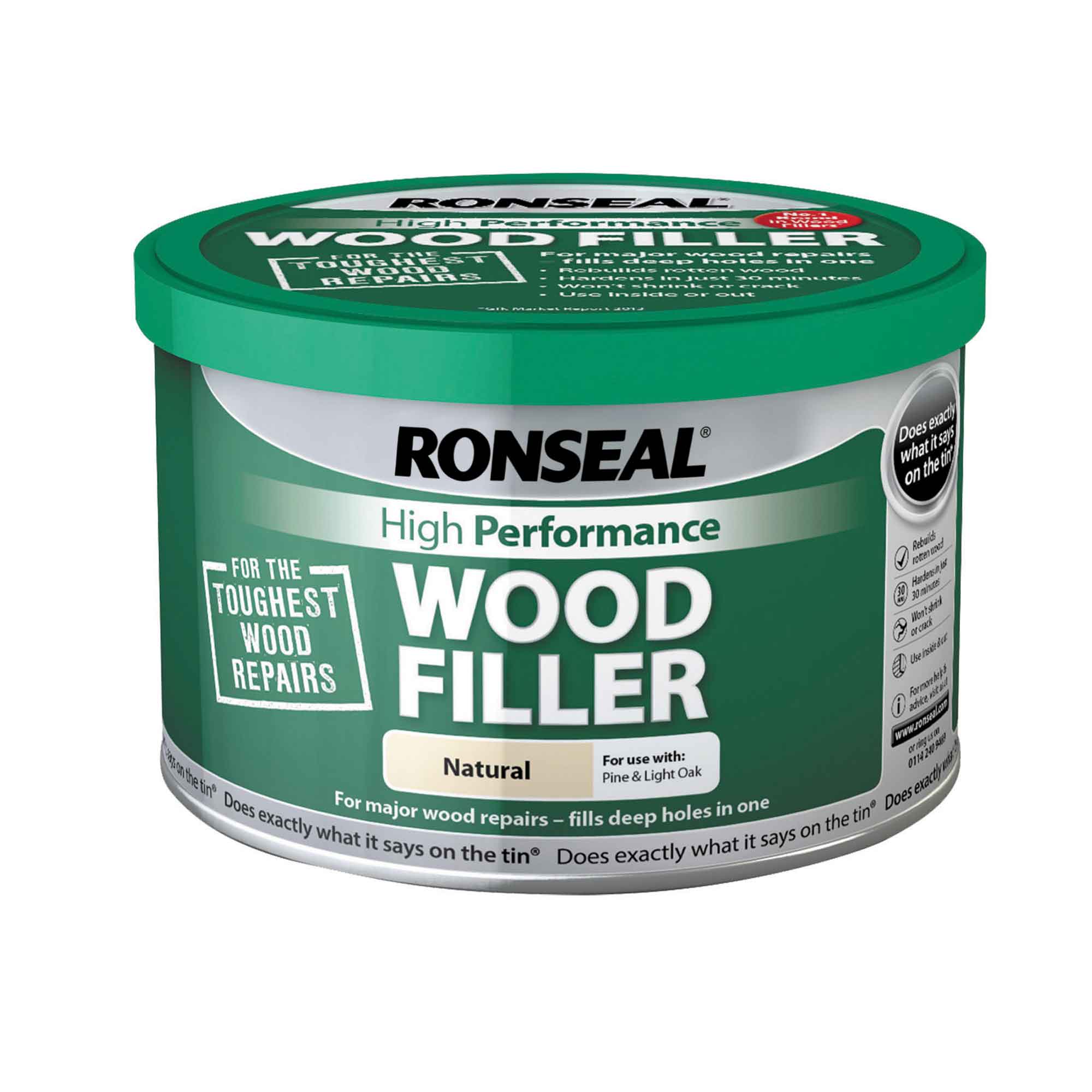 Ronseal High Performance Wood Filler Natural 275g