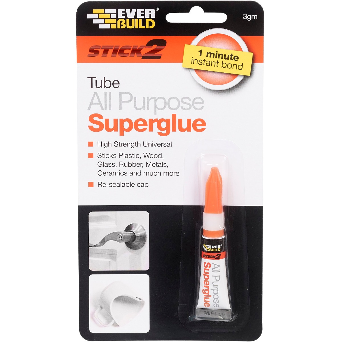 Everbuild Stick2 All Purpose Superglue 3g